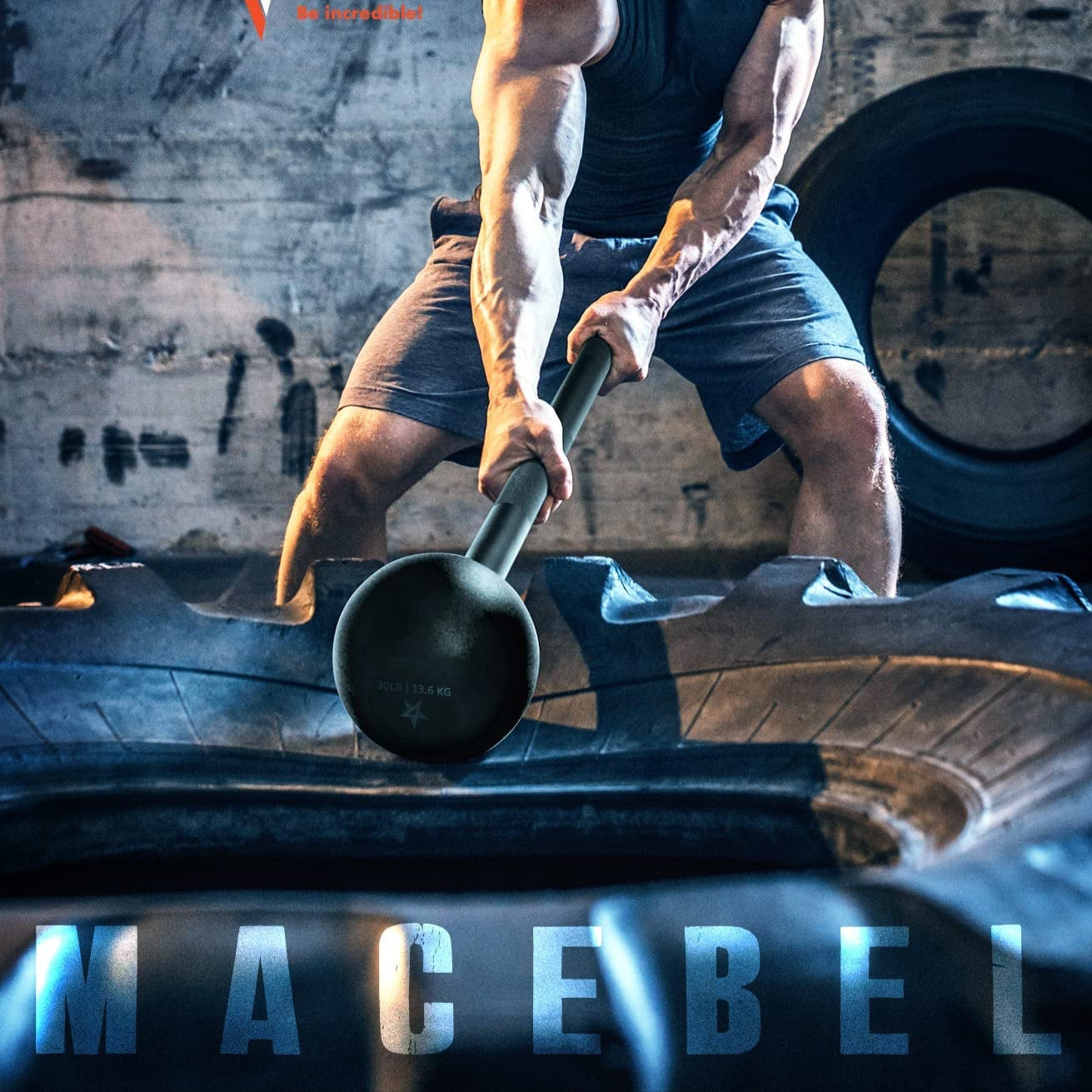Steel Mace Bell for Strength Training - Support Full Body, Muscles, Shoulder, Grips & Forearms Workouts to Rehabilitation, Stretching 5, 7, 10, 15, 20, 25, 30Lb for Woman & Man